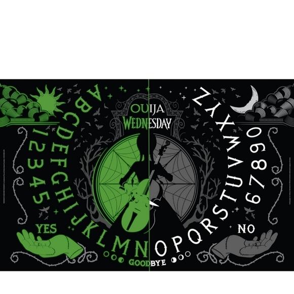 Ouija x Wednesday Addams Spirit Board Game – NIB – Glow-in-the-Dark - Picture 4 of 5